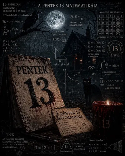 A péntek 13. matematikája — miért épp péntekre esik a legtöbb 13-a?